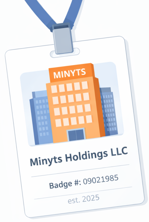Minyts company badge